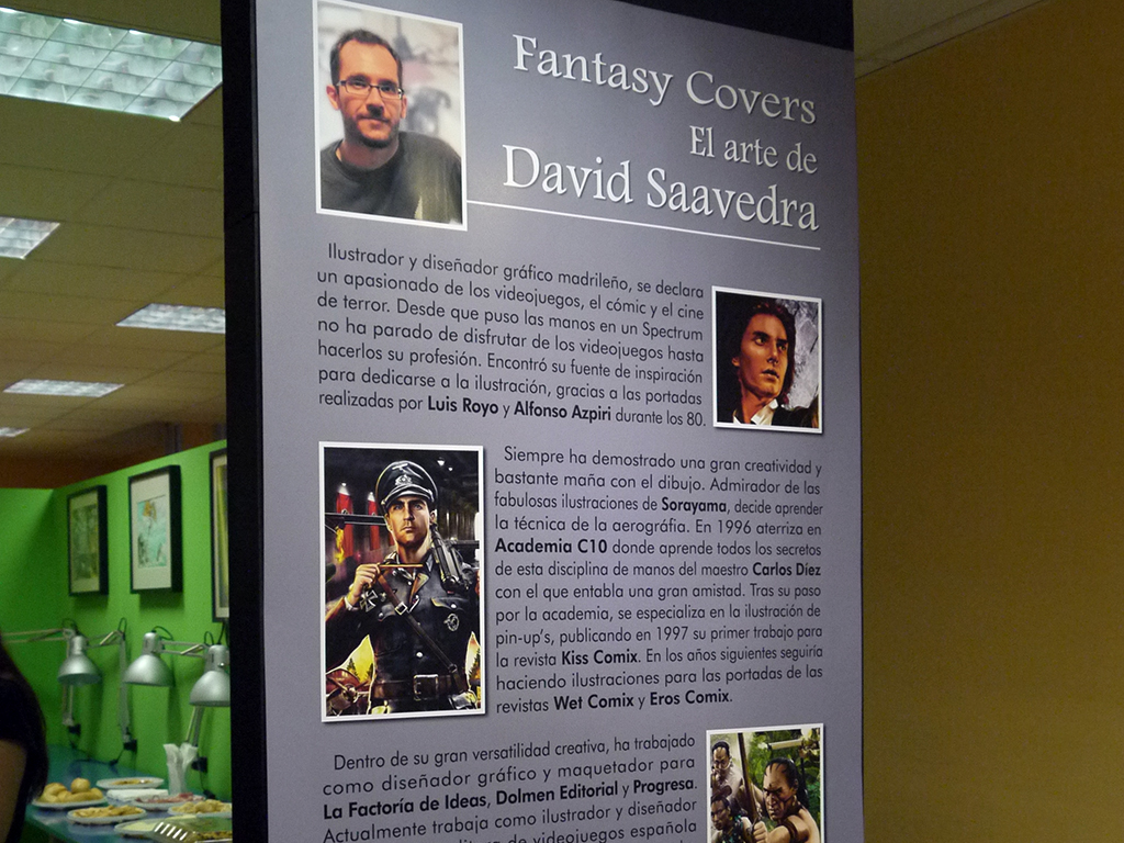 Panel biográfico.