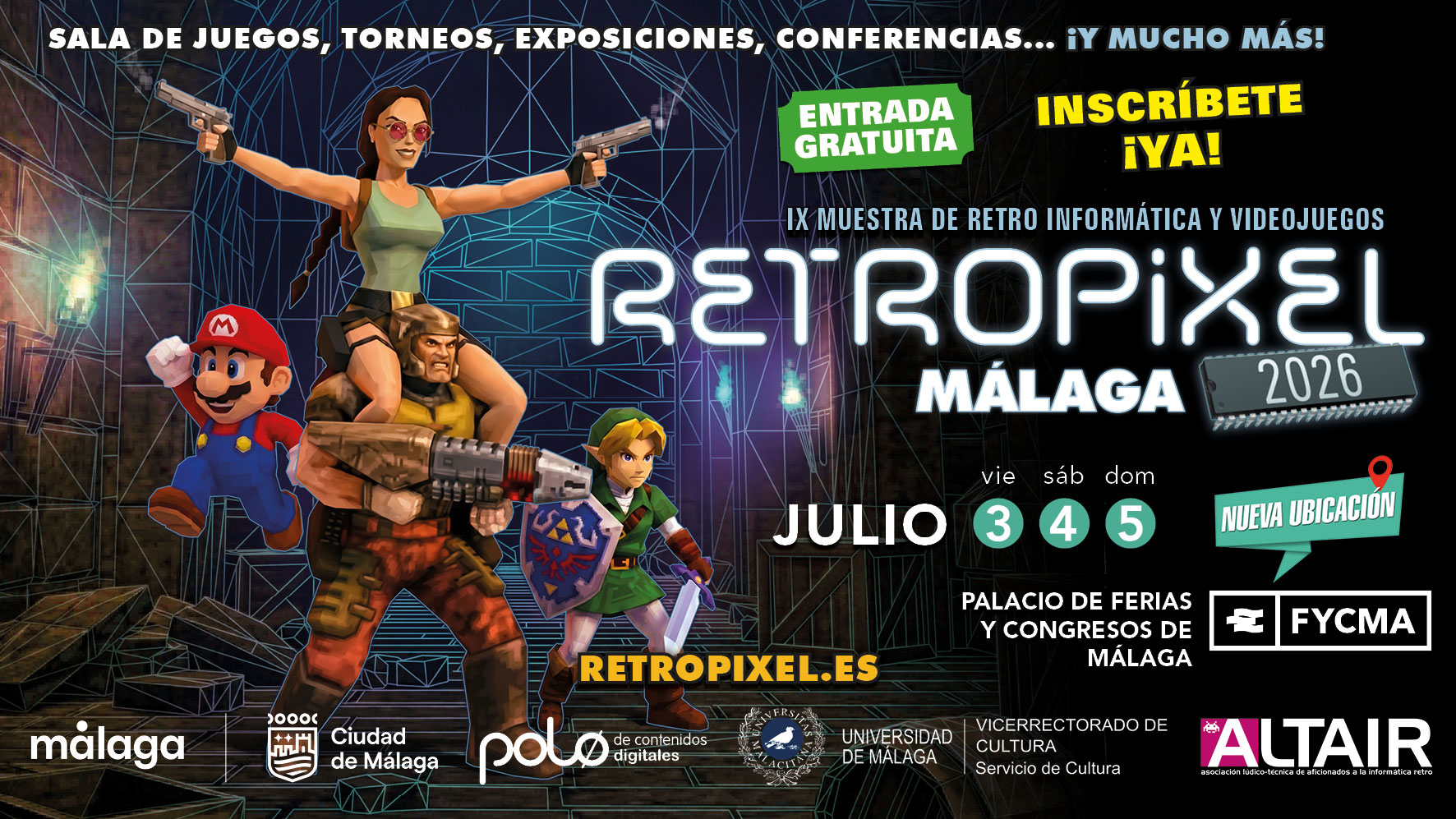 Retropixel 2026 - ilustración final