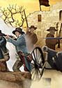 La batalla de El Álamo
